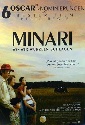 Minari - Wo wir Wurzeln schlagen - Steven Yeun - Filmposter 37x53cm gerollt