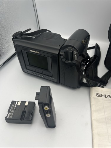 Sharp Viewcam VL-E37U 8mm Video 8 Camcorder w AC/Charger, AV Pack, Case Tested - Picture 8 of 8
