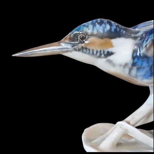 Rosenthal Heidenreich Icebird Kingfisher Eisvogel Bird In Flight 1678 Figurine - Picture 14 of 21