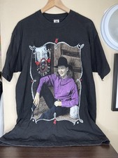 Vintage single stitch Tracy Lawrence Shirt 1993 Black Tee Music 90s Country XL