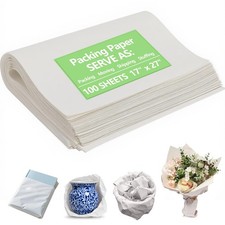 Packing Paper Sheets 100 Sheets 17x27 Inch Heavy Duty Newsprint Moving Supplies