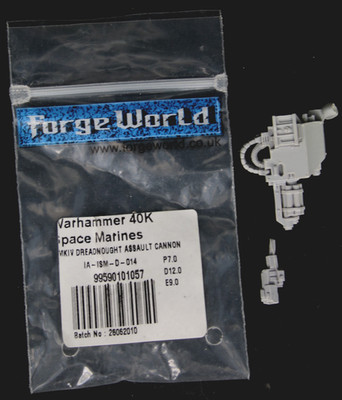 Space Marine Dreadnought Sturmkanone! FORGE WORLD! OOP! RAR!