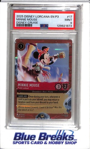 Minnie Mouse - Pirate Lookout graded PSA 9 for sale on eBay