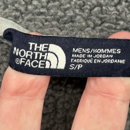 Chaqueta North Face Para Hombre Pequeña Gris Gordon Lyons Cremallera Completa Con Capucha Vellón Exterior - Imagen 8 de 12