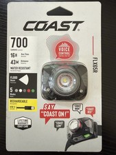 Coast FLX65R 700 Lumen Bilingual Voice Control Rechargeable LED Headlamp