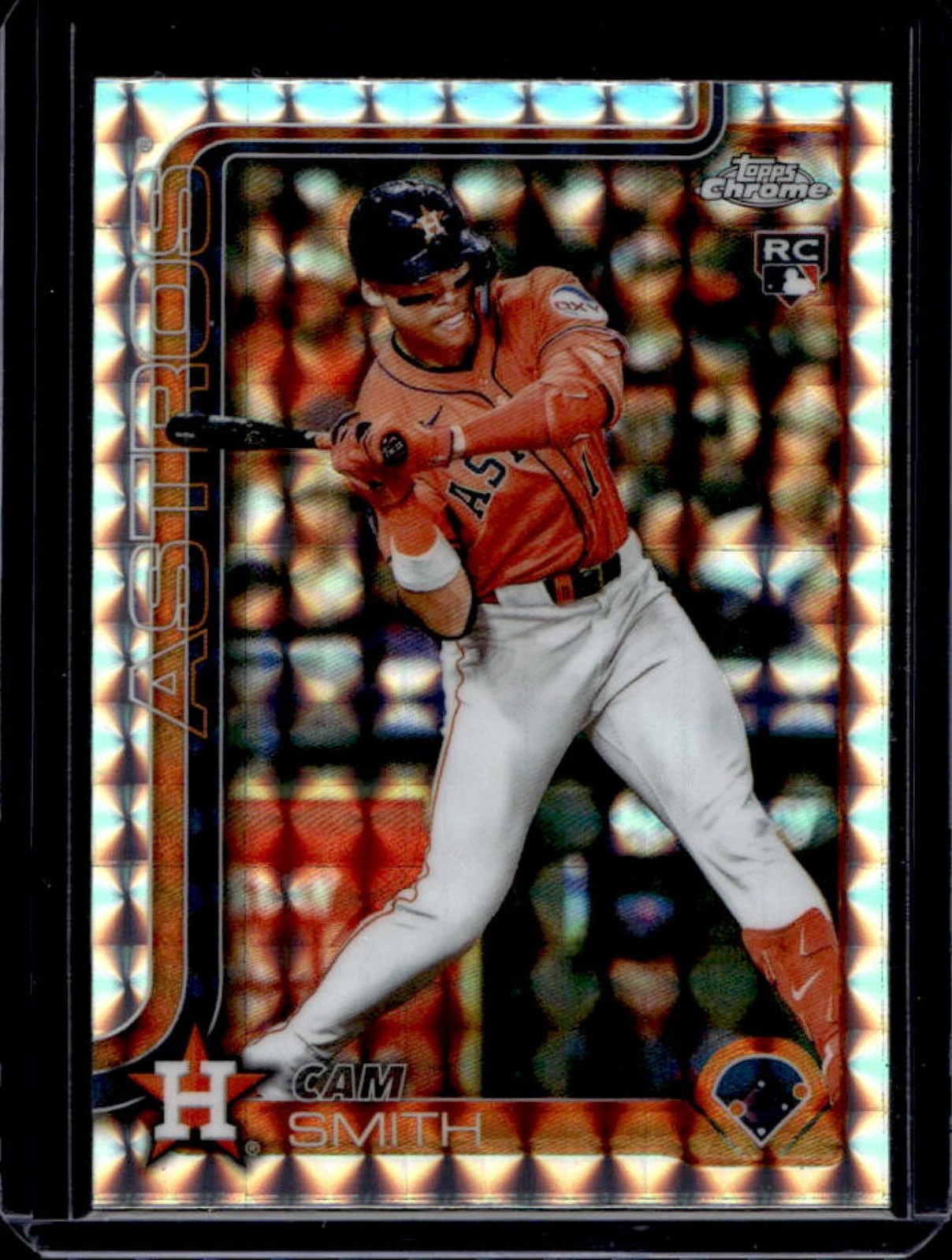 2025 Topps Chrome Update Cam Smith RC Geometric Refractor #USC145 Astros