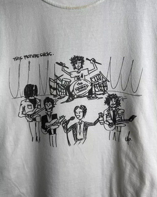 The Strokes rock band Live In Concert Cartoon T Shirt Full Size S-5XL
