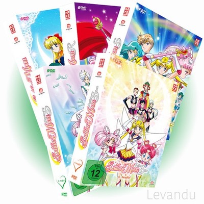 DVD SAILOR MOON - Staffel 1-5 (Anime - Episoden 1-200) - 27 DVD's