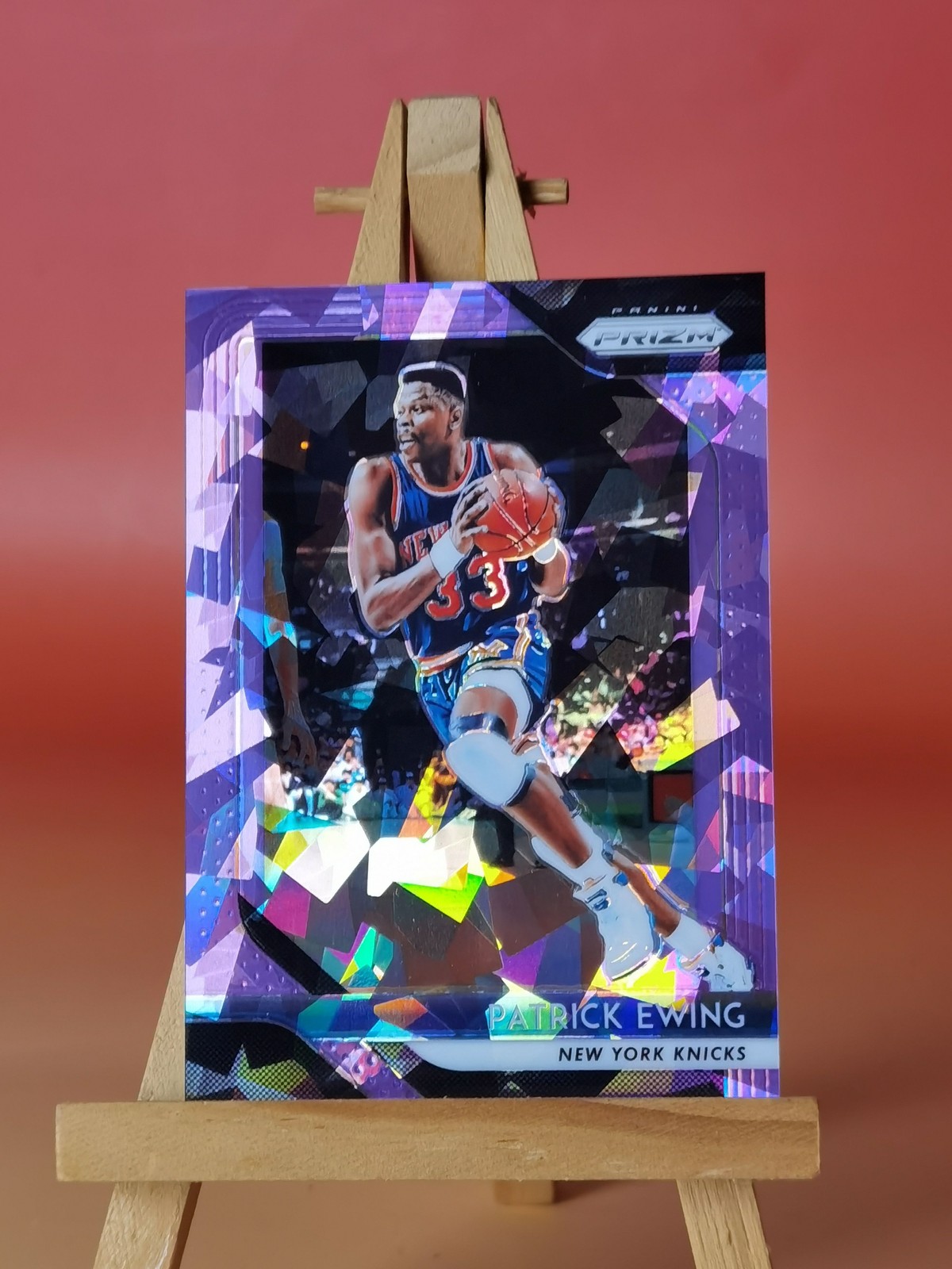 2018-19 Panini Prizm Prizms Purple Ice #105 Patrick Ewing /149-