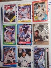 Don Mattingly 22 Card Lot Including Rare Card