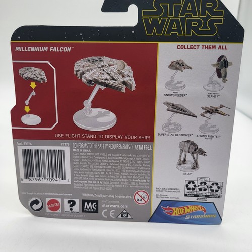 Mattel Hot Wheels Star Wars Starship Assortment Complete Collection Set Of 6 - Picture 11 of 18