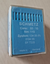 Nähnadeln, Nähmachinennadeln Fa. Schmetz, 100 Stck., 32 : 10 , Nm: 110