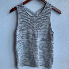 Lucky Brand Knit Cross Back Strappy Tank S