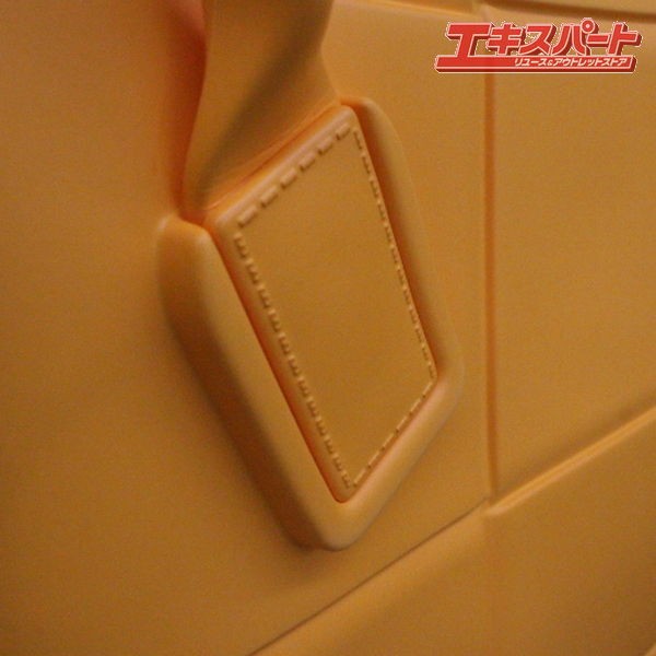 Bottega Veneta Rubber Tote Bag Orange Large 16 in Used thumbnail 6