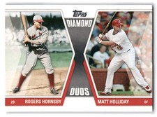 Rogers Hornsby / Matt Holliday 2011 Topps #DD-HHO St. L Cardinals Diamond Duos