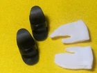 Barbie #916 Commuter Set "Open Toe Pumps & Gloves" ONLY.  Mattel Vintage REPRO