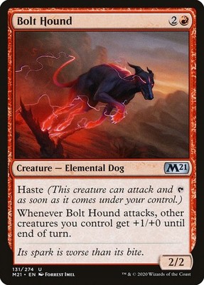 Bolt Hound (131) Core Set 2021 M21 MTG Magic