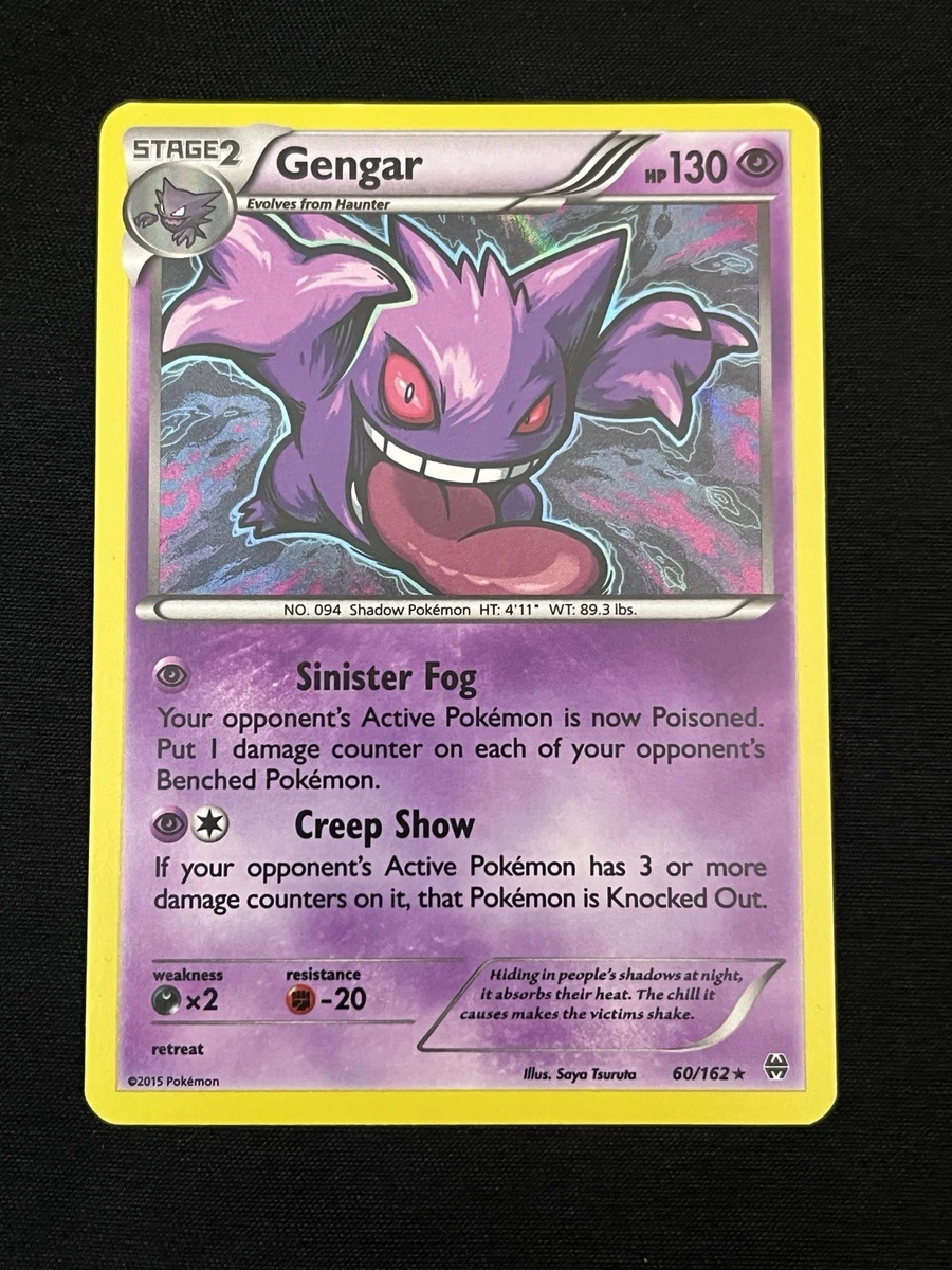 Gengar Pokémon TCG Breakthrough Collectible Individual Card Games