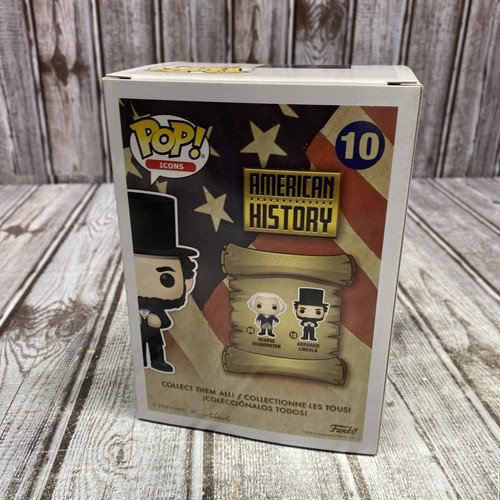 Funko American History - Abraham Lincoln Vinyl Figure 10 Pop! Standard - Picture 3 of 7