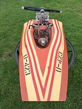 VTG 36 Custom Built Swamp Buggy Wooden R/C Airboat Model Boat O.S. Max FX Motor