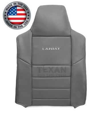 2002-2005 Ford Excursion Limited XLT Passenger Lean Back Leather Seat Cover Gray