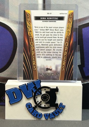 2023-24 Finest Showstoppers Refractor #SS15 Dirk Nowitzki - Bild 2 von 2