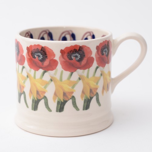 2x Emma Bridgewater Blast from the Past Poppies Daffodil Bluebells 1/4 Pint Mugs - Picture 2 of 5