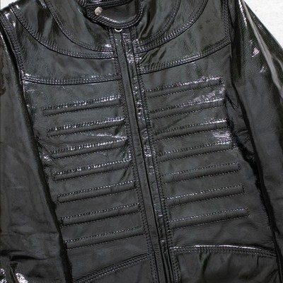 AW08 Dior Homme Patent Leather Napoleon Jacket | eBay