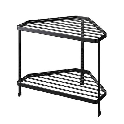 Yamazaki Kitchen Corner Rack Tower Black 7454