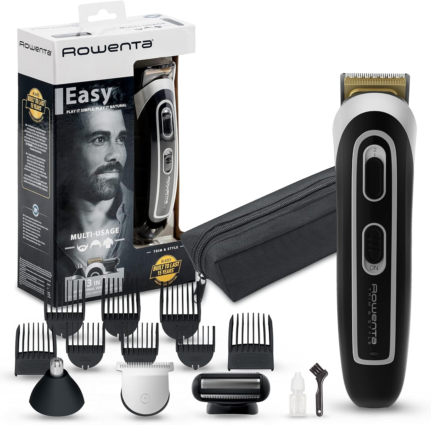 Kit Barba e Capelli Rowenta TN9140 13 in 1: Soluzione Tutto-in-Uno