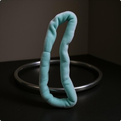 Padded Loop Strap Wrapped Center Band Textile Loop Strap Soft for Performance