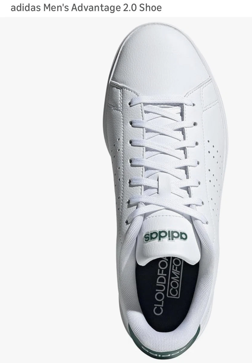 Adidas Advantage 2.0 White Collegiate Green for sale | eBay display picture 2