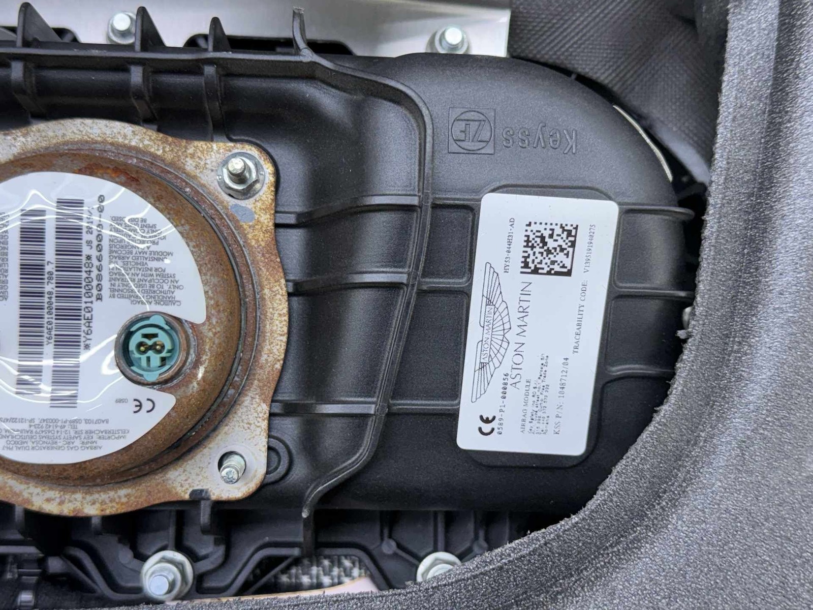 Aston Martin Vantage 2019-2023 Front Dashboard