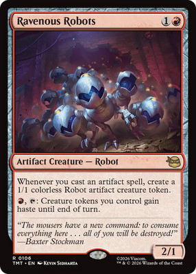 x1 Ravenous Robots TMT Ninja Turtles MTG 106 M/NM 1x