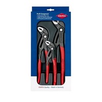 Knipex Zangensatz Cobra®-Paket Inh.3Tlg.Grau Atram.Kunststofftiefziehteil