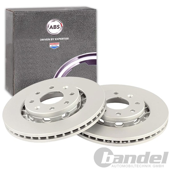 2X ABS Bremsscheiben 256Mm BelÜFtet Vorne Passend FüR Chevrolet Aveo | 18878-image