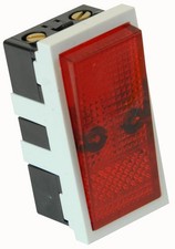 RPP - Easy-Clip 16A DP Swich with Neon, Half Module
