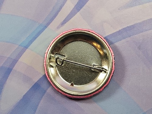 Vintage San Francisco "Gay Pride" rosa Dreiecksknopf 90er, schwarz/pink, 1,5'' - Bild 2 von 2