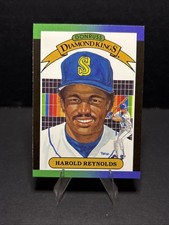 1989 Donruss Diamond Kings Harold Reynolds Seattle Mariners 