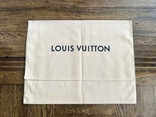 Authentic Louis Vuitton Dust Bag Envelope Flap Style 18x14 Large 1Piece