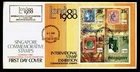 DR WHO 1980 GB FDC SINGAPORE STAMPS LONDON EXPO S/S R14893