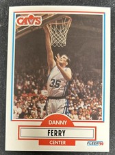 1990-91 Fleer Danny Ferry Basketball Rookie Card (RC) #33 Cavaliers Center VG OC. rookie card picture