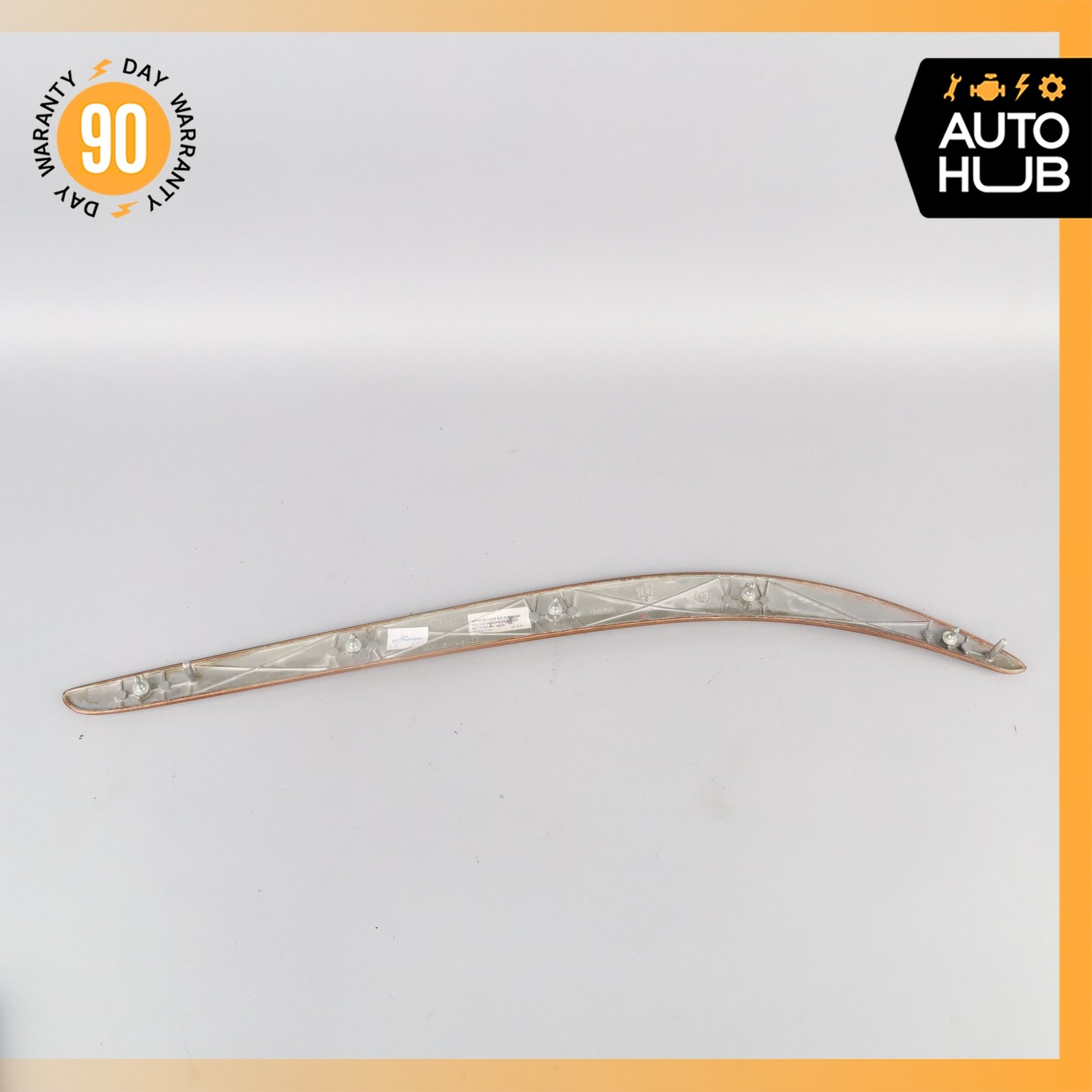 08-19 Maserati GranTurismo M145 Rear Right Side Door Panel Trim Wood OEM