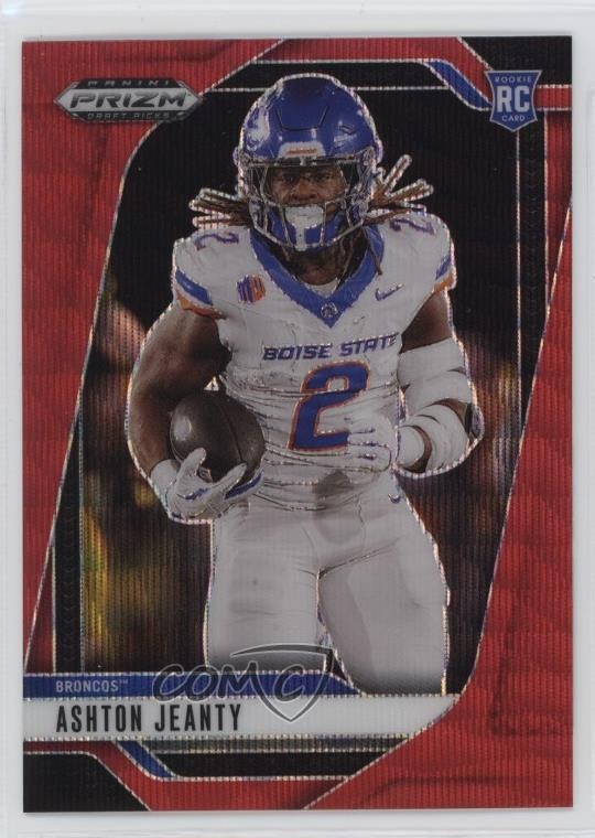 2025 Panini Prizm Draft Picks Ruby Wave Prizm Ashton Jeanty #13 7zf