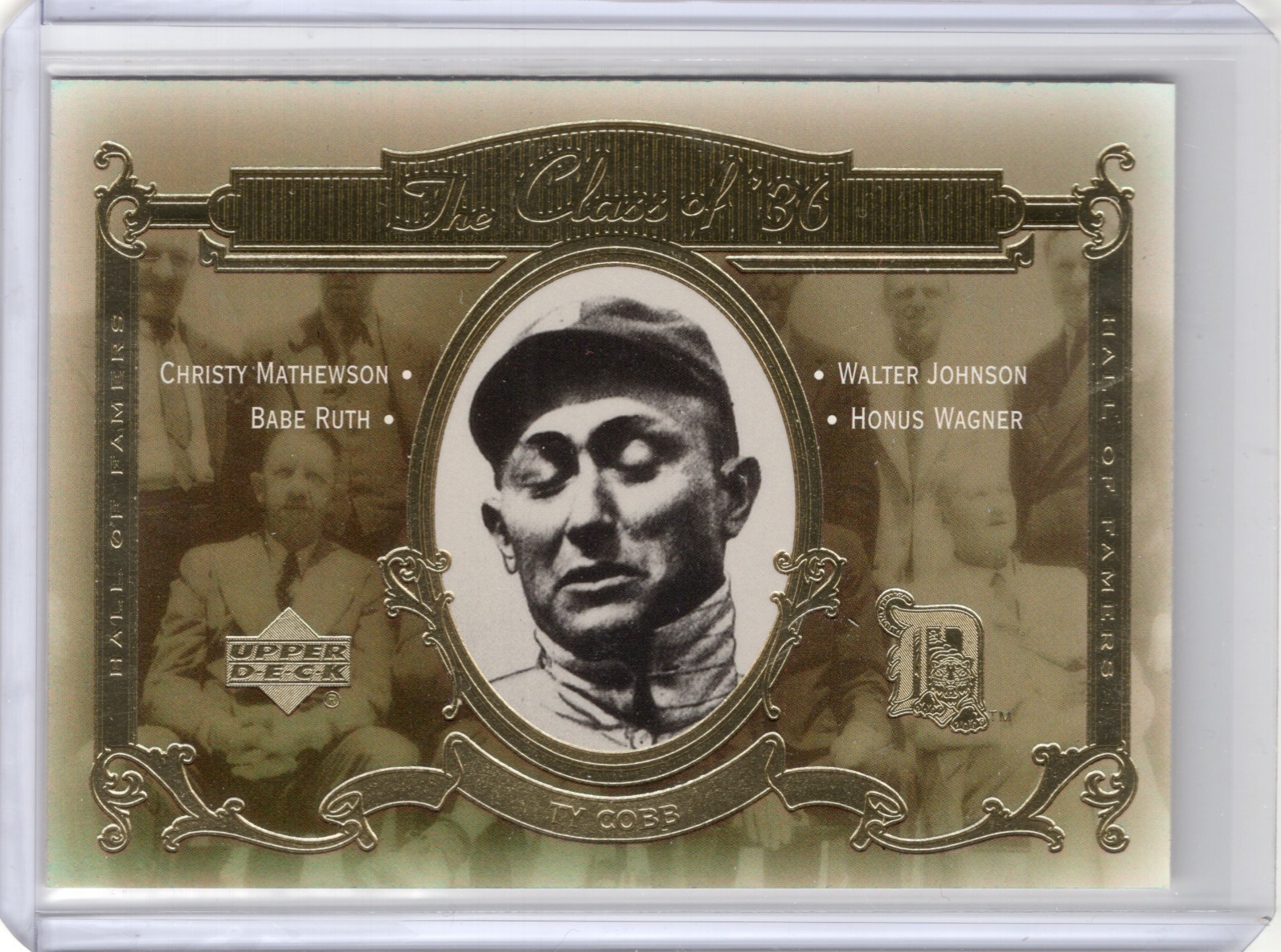 2001 Upper Deck Hall of Famers - The Class of '36 Ty Cobb #C1 