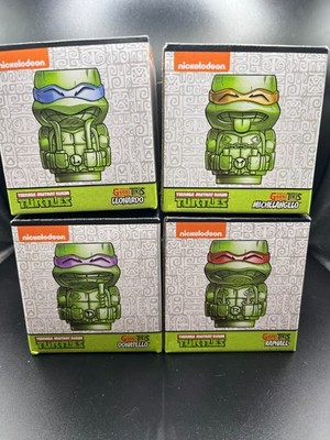Loot Crate Geeki Mini Tikis TMNT Teenage Mutant Ninja Turtles LootCrate Set Of 4