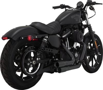 Vance & Hines PCX Mini Grenades 2-into-2 Full Exhaust System Black #46374
