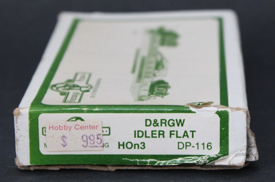 Durango Press HOn3 DP-116 D&RGW Idler Flat Car Craftsman Kit NIB (older) - Image 3 of 3
