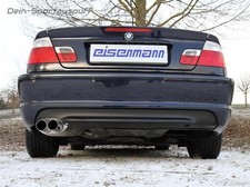 Eisenmann Racing-Anlage BMW 3er E46 Limo Touring Coupe Cabrio 2x70mm scharf