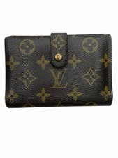 Louis Vuitton Women s Kisslock Monogram Canvas Leather Bifold Wallet Brown Spain